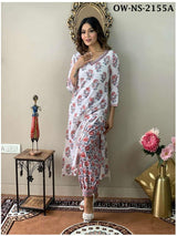 Pakaian Pejabat Ringkas yang Cantik Kurti Dengan Seluar 