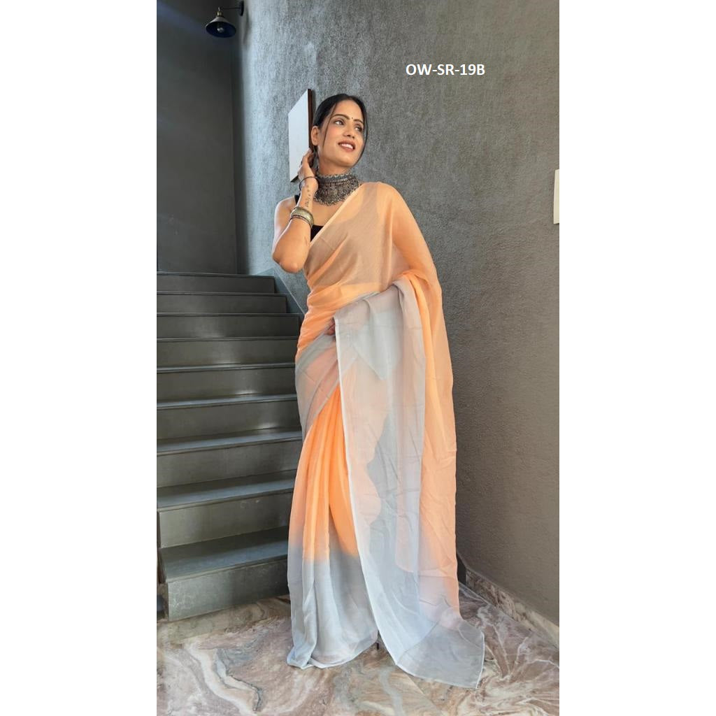 Presenting Colourful Ready to Wear 1-minute Saree