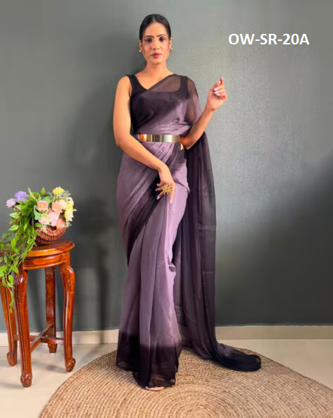 Presenting Colourful Ready to Wear 1-minute Saree