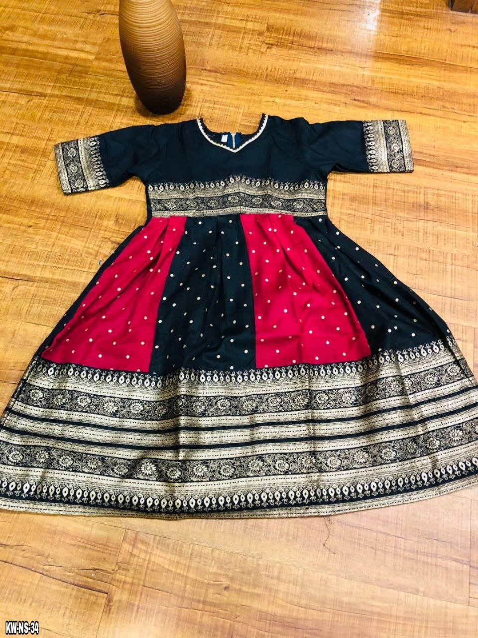 Punjabi Anarkali Readymade Gown For kids