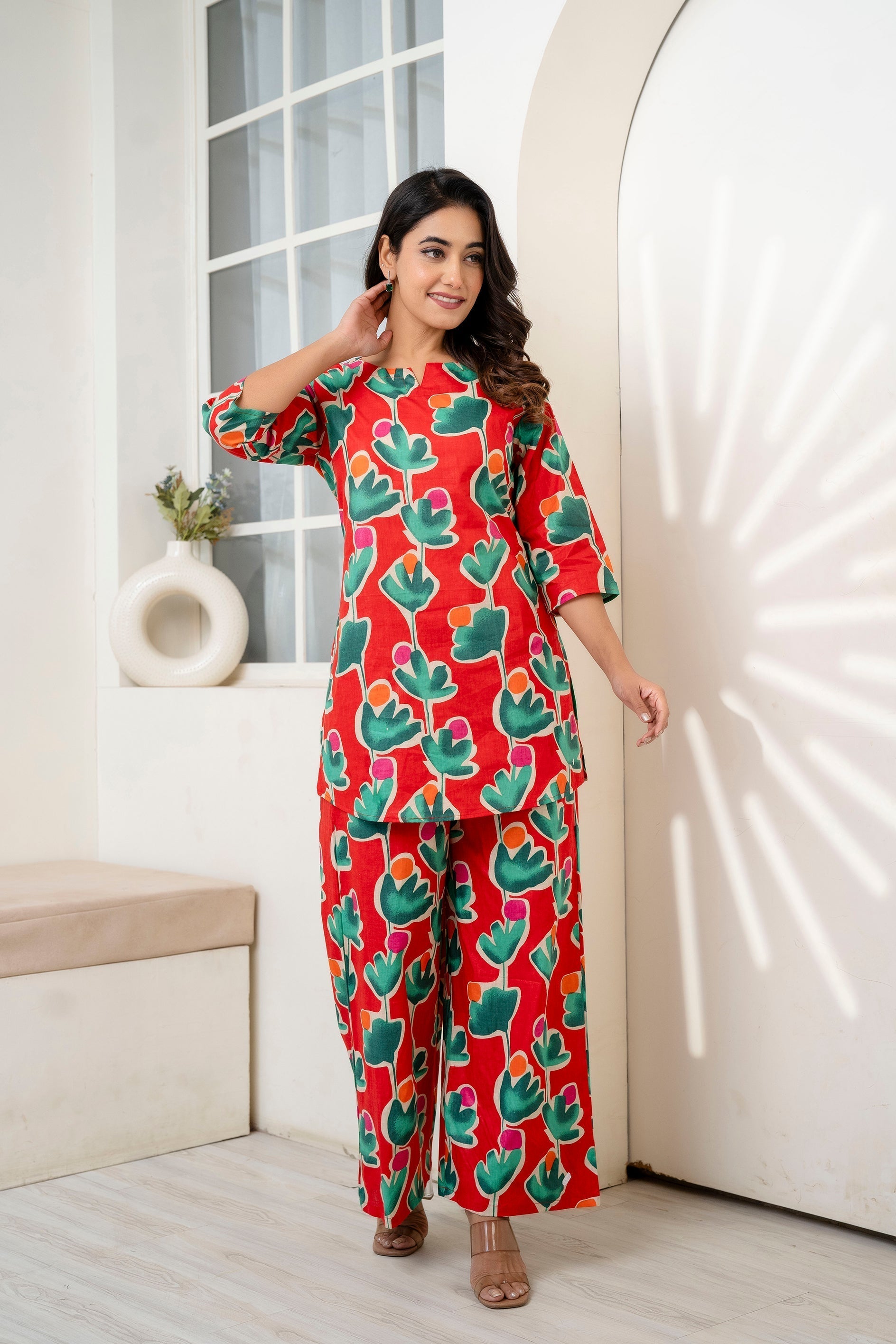 Printed Elegance: The Statement Rayon Co-ord Set You Need