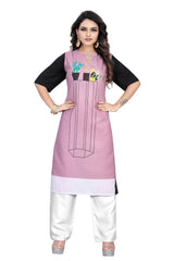 Daily Wear Stylish Crepe Digital Printed Kurti