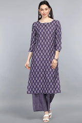 Set Kurti &amp; Seluar Bercetak Wanita – Tingkatkan Koleksi Pakaian Etnik Anda!