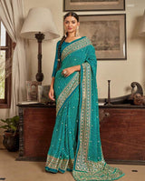 Presenting new beautiful georgette saree