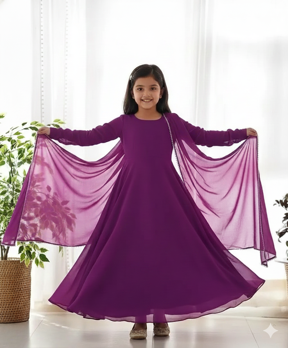 Little Queen Anarkali Dress