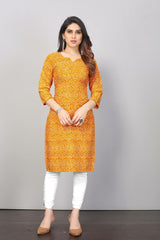 Crepe Printed Kurti Top For Women's/Krep dicetak kurti atas untuk wanita