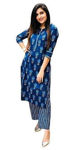 Fresh Look Printed Kurti & Pant Set!