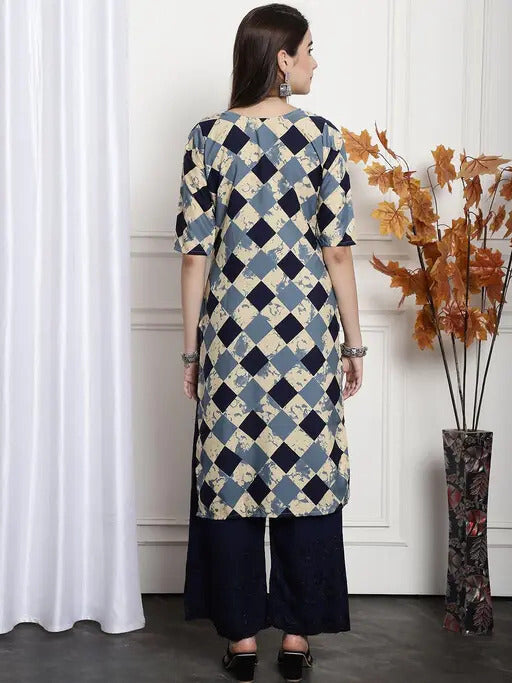 Printed Stylish Rayon Kurtis Effortless Fashion for Every Occasion, from Day to Night