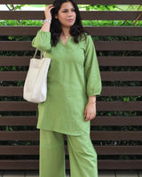 New Classy Cotton Kurti And Pant comfort and trendy look