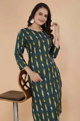 Daily Wear Stylish Crepe Digital Printed Kurti