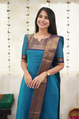 Women's South Cotton Kurta Dupatta Set