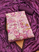 Premium Cotton Foil Print Kurti Set with Cotton Jeacard Dupatta