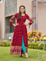 Foil Print Frontline Kurti