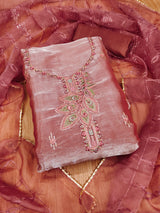 Premium Barbarik Silk Kurti Set with Oraganza Dupatta