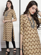 Digital Print Rayon Kurti - Stylish & Comfortable