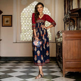 Printed Readymade Punjabi Celebrity Gown