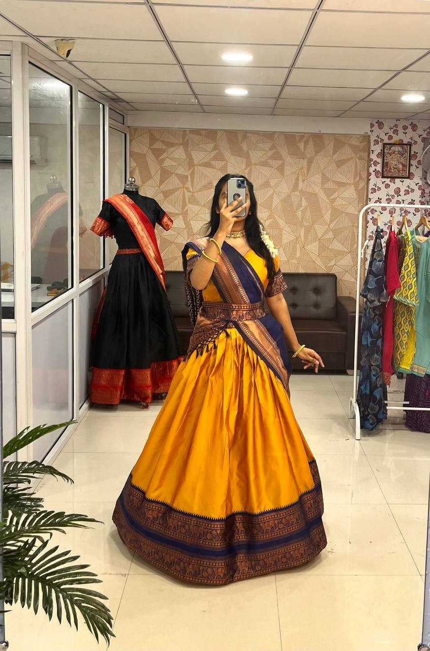 New Arrival Alert Trendsetting Half Sarees Perfectly Stylish for Every Occasion