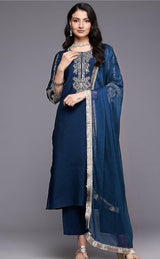 Presenting New Reyon beautiful suit set and dupatta