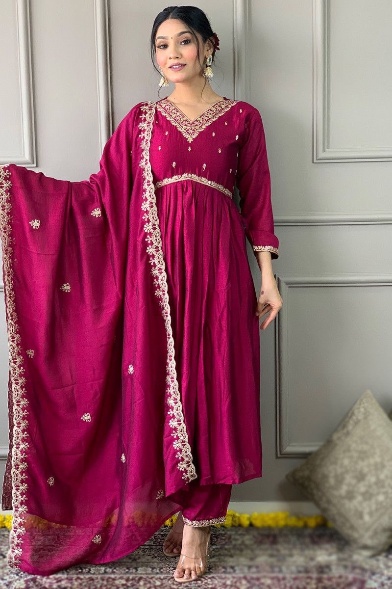 Grace in Every Drape – New Rayon Fabric Suit