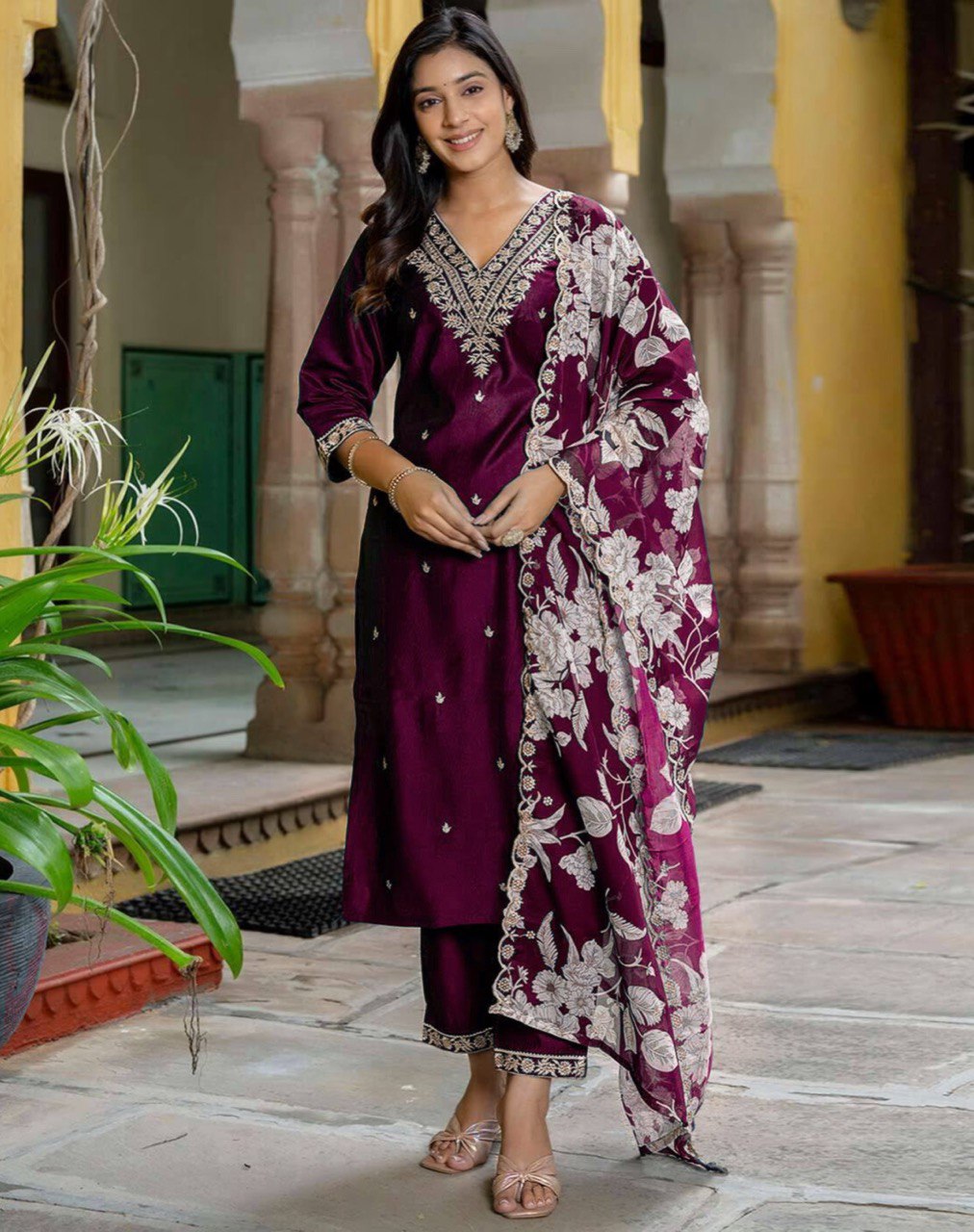 Flow in Fashion – New Rayon Suit Set