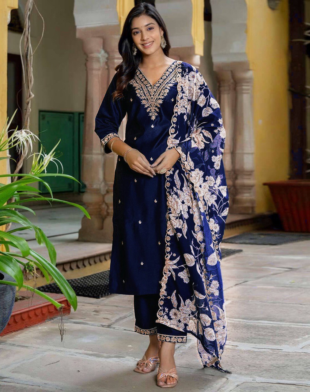 Flow in Fashion – New Rayon Suit Set